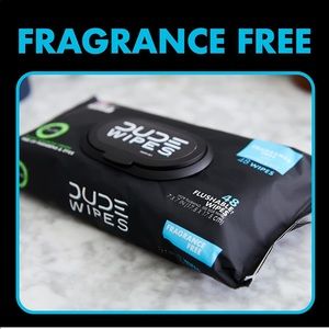 DUDE WIPES 3 pack of flushable wipes for men and their manly regions